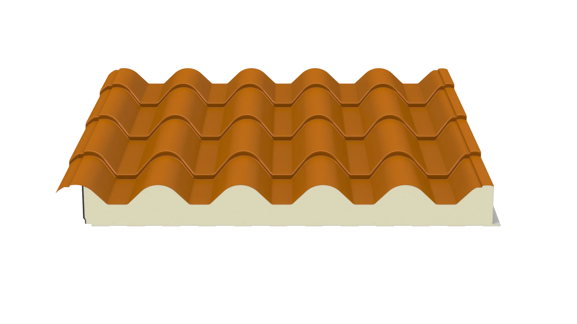 Imitacija crijepa sendvič panel